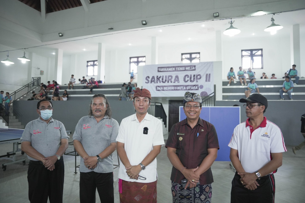 SMAN 1 Kuta Utara Kembali Gelar Turnamen Tenis Meja “SAKURA CUP II”